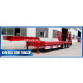 Heavy duty 30-80 ton low flatbed trailer low bed excavator truck trailer trucks and trailers